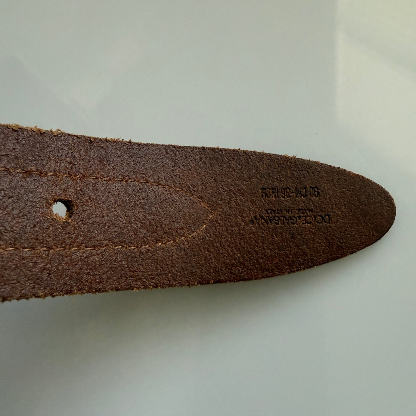 Dolce & Gabbana stud belt unisex authentic with COA size 90 cm 36”