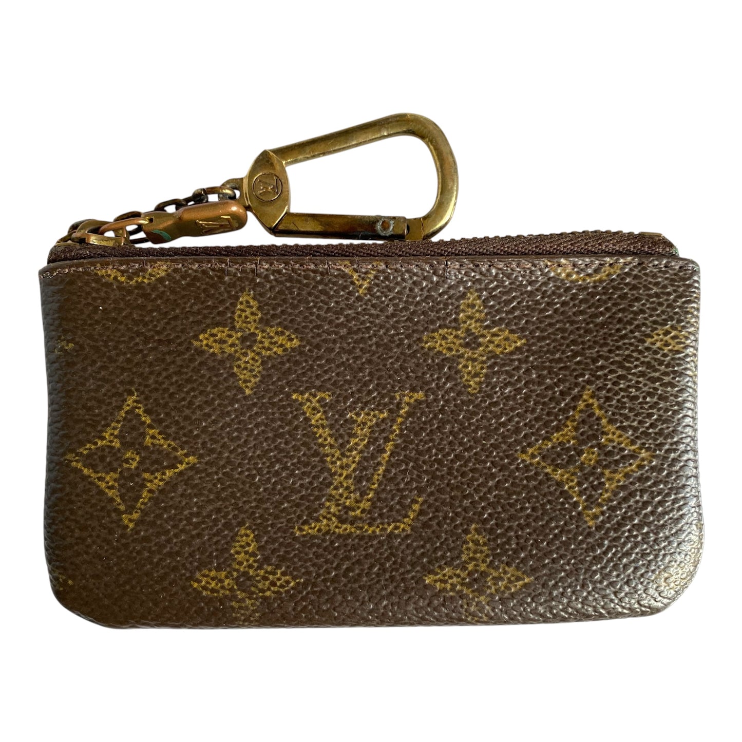 Louis Vuitton monogram key pouch case 0950ET Authentic with COA