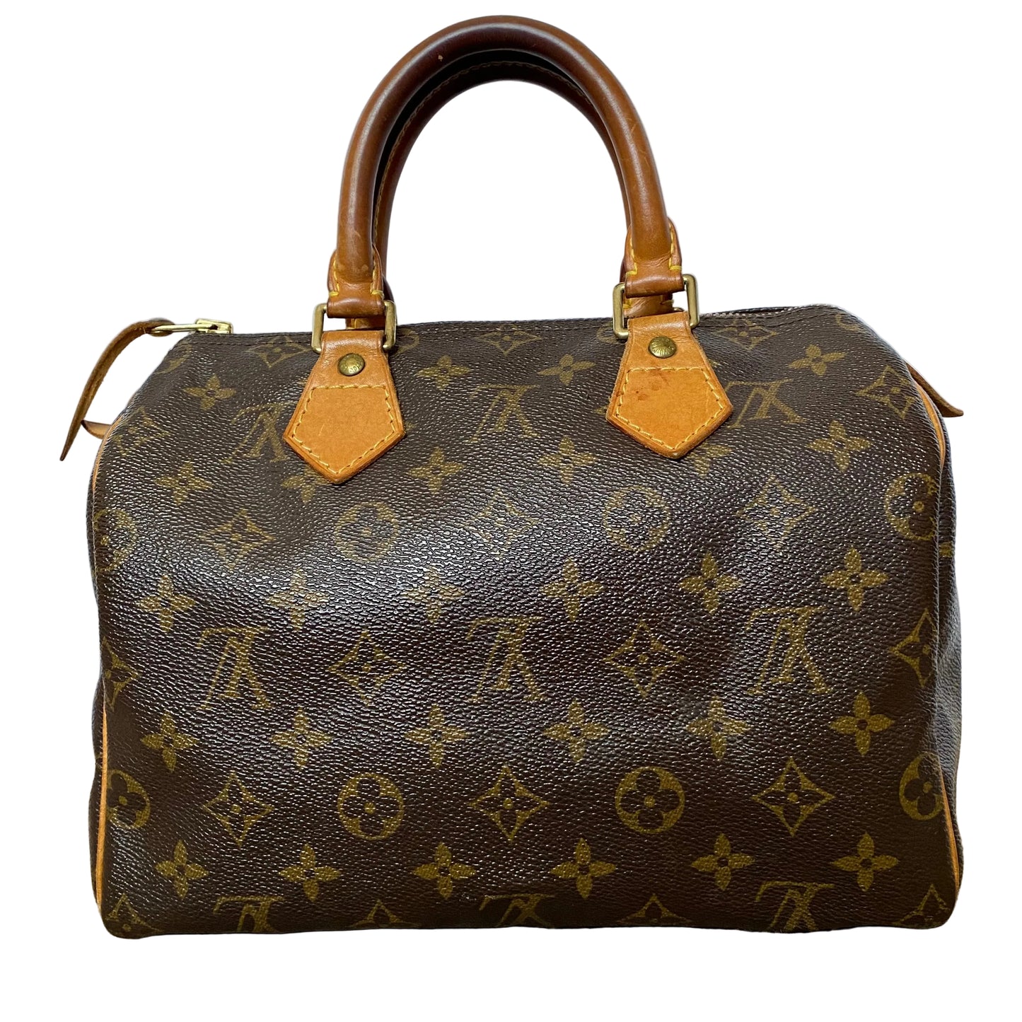 Louis Vuitton monogram speedy 25 handbag SP0013 Authentic with coa