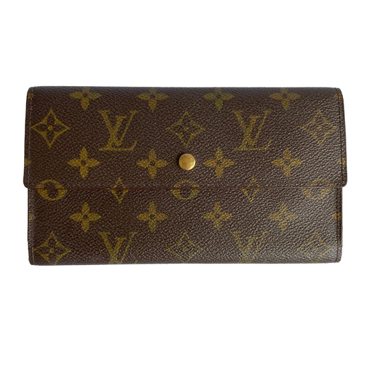 Louis Vuitton monogram long wallet th0999 authentic with coa