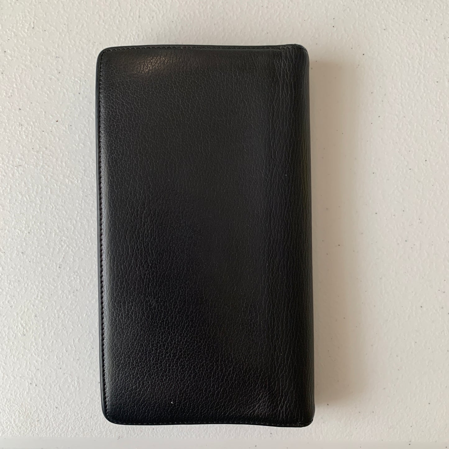 Chanel camellia CC logo Black Leather bifold Wallet authentic with COA dust bag
