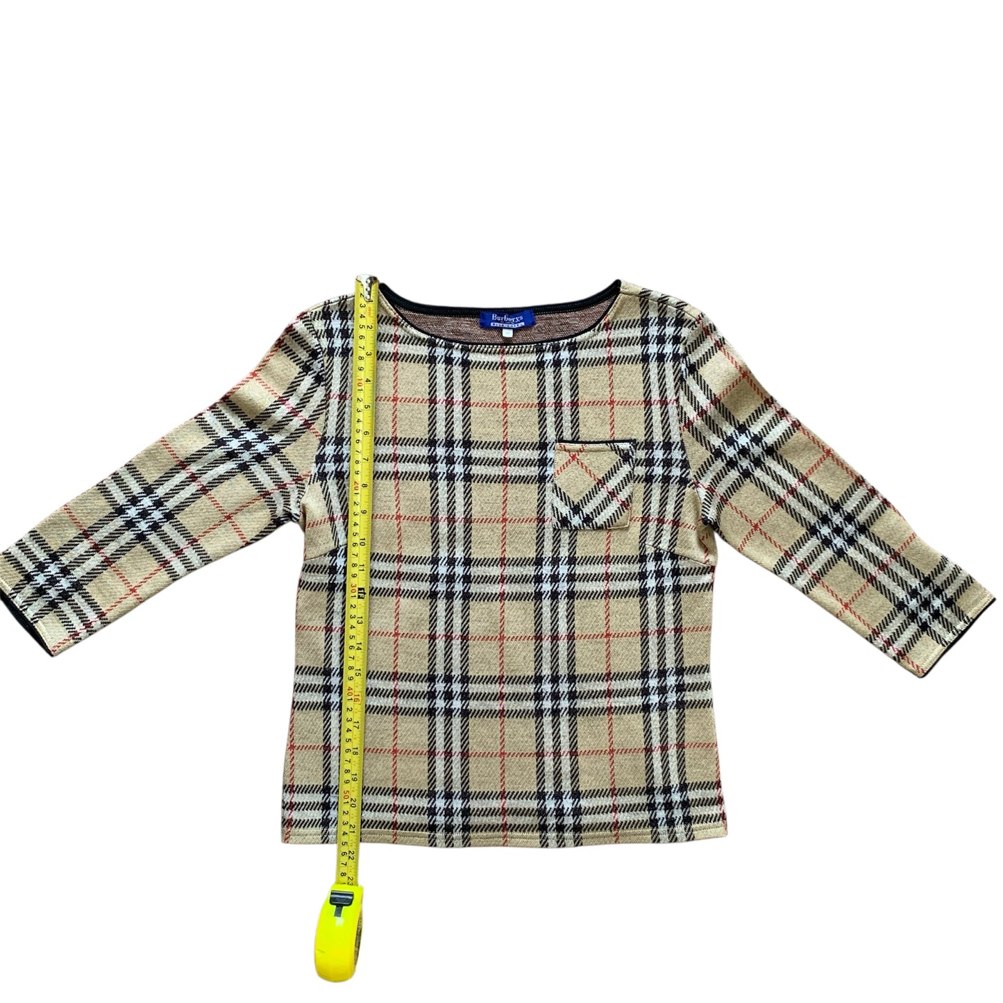 Burberry classic check wool blend sweater