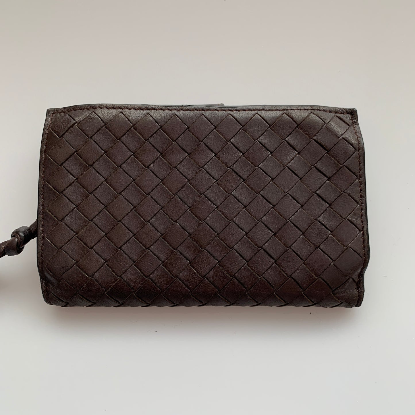 Bottega Veneta women’s wallet brown leather authentic with COA