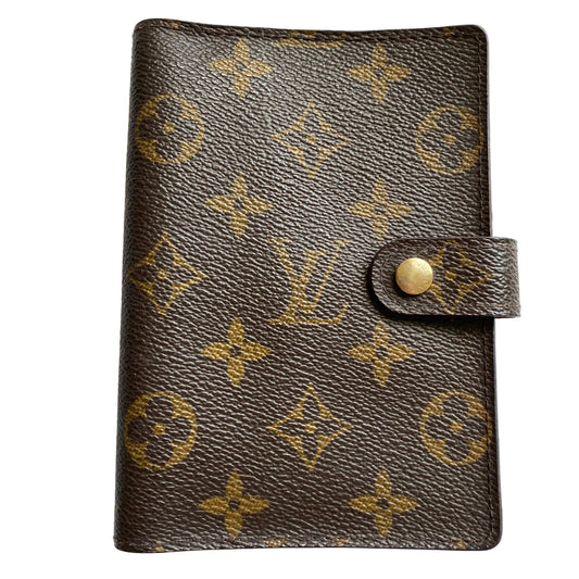 Louis Vuitton monogram agenda PM CA0998 authentic with coa 4.1x5.5