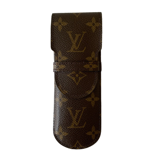 Louis Vuitton monogram etui still pen case CA0031 authentic with COA