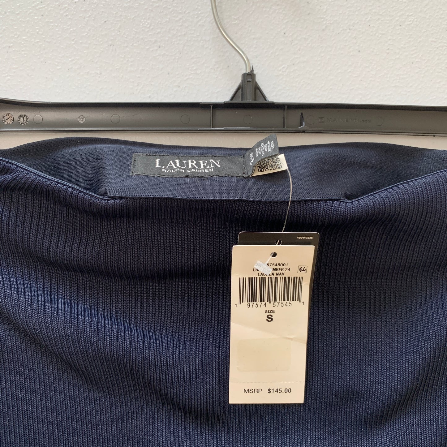 Lauren Ralph Lauren Women’s NWT Navy Blue skirt w/slit onside size small