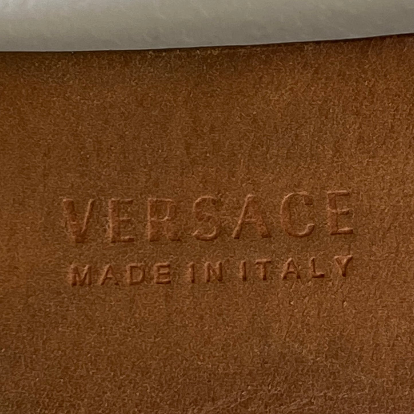 Versace unisex Medusa logo black leather belt authentic with coa size 85 cm 34 inch