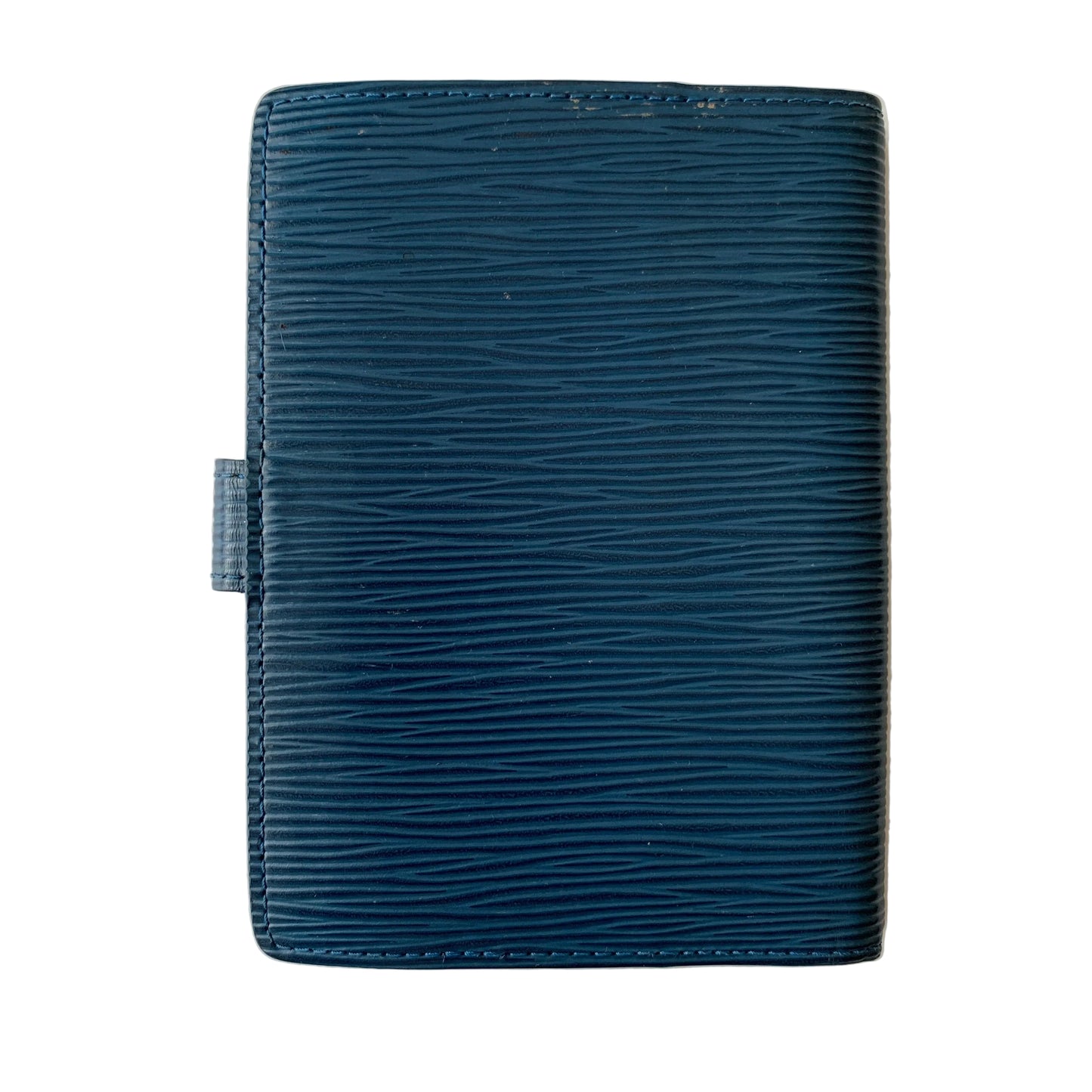 Louis Vuitton Blue epi leather Agenda PM CA0010 authentic with COA