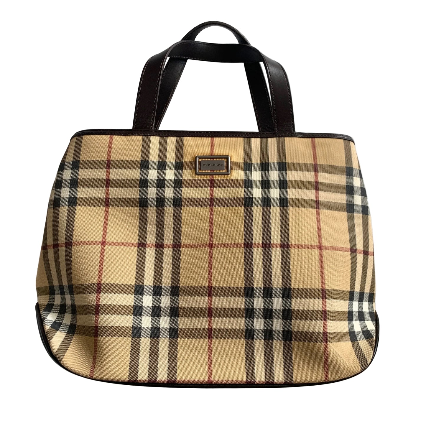 Burberry classic check tote bag authentic with coa