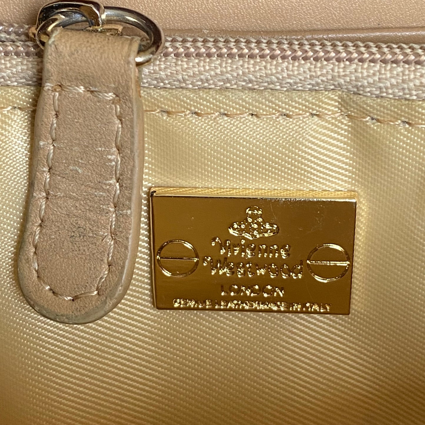 Vivienne Westwood oink leather long wallet Authentic with COA 7.5x4
