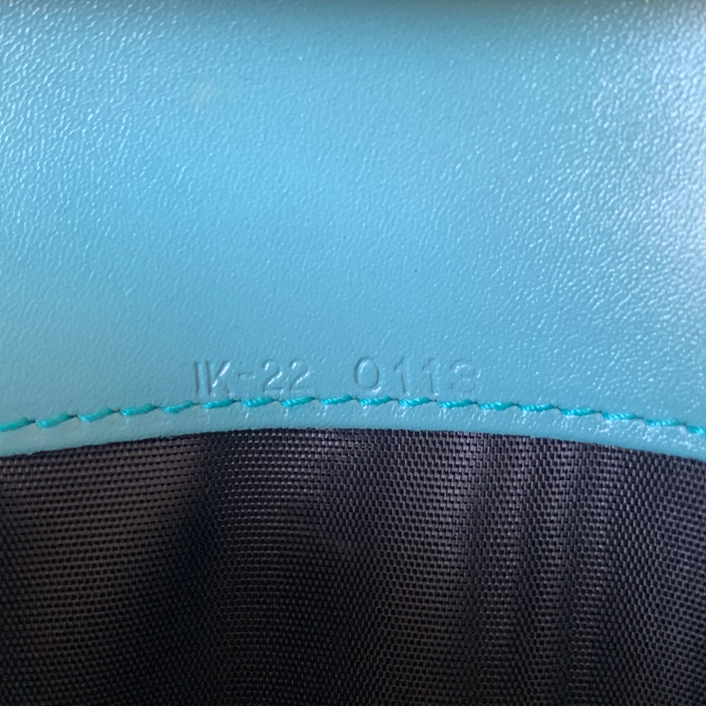 Ferragamo blue leather long wallet Authentic with COA