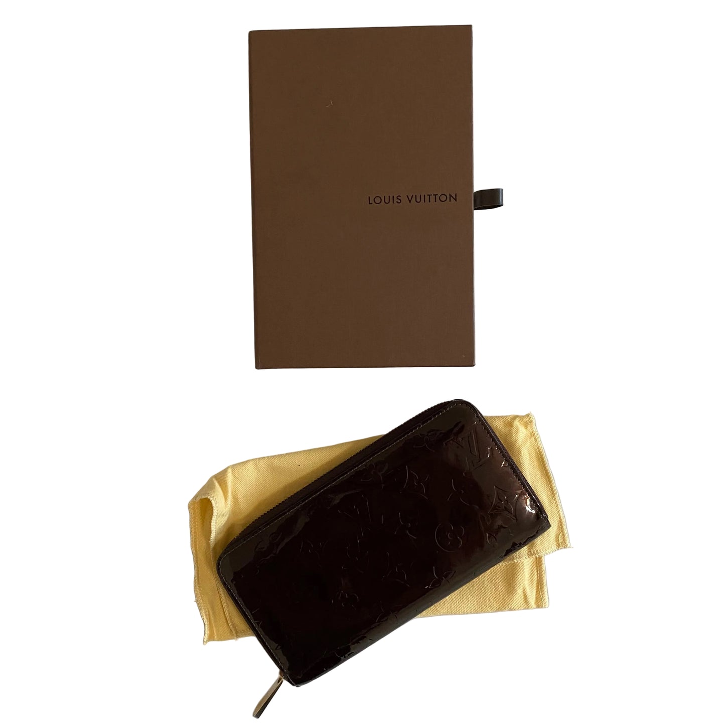 Louis Vuitton monogram armarante zippy wallet CA3164 authentic with coa box dusty