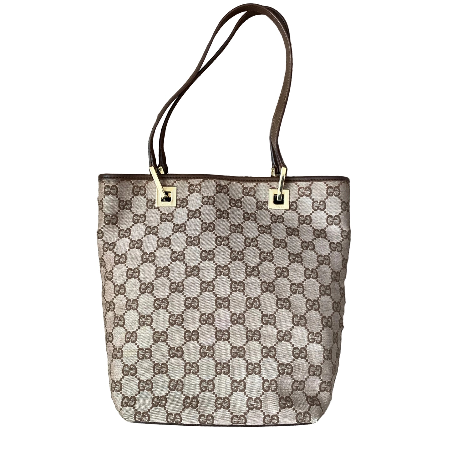 Gucci monogram tote shoulder bag Authentic with COA