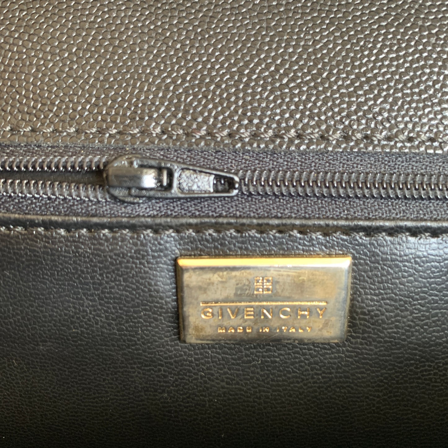 Givenchy black leather 2 way crossbody tote bag Authentic with COA