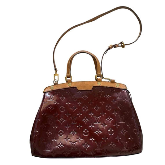 Louis Vuitton monogram Vernis 2 way bag AA0143 authentic with COA 13x10x4