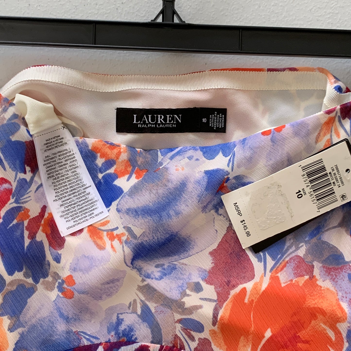 Lauren Ralph Lauren Women’s NWT white Multicolor skirt size 10