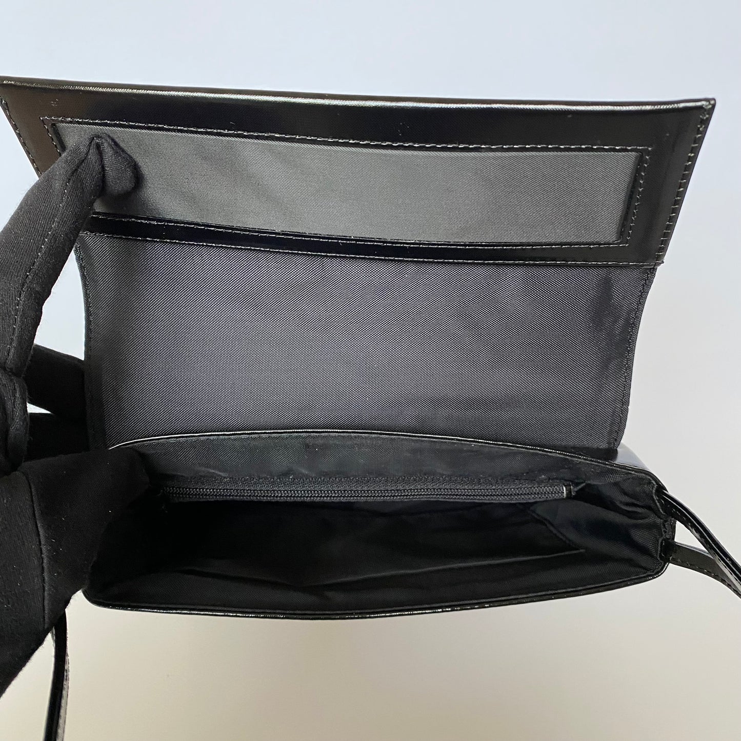 Givenchy vintage 4 G black leather shoulder bag Authentic with COA