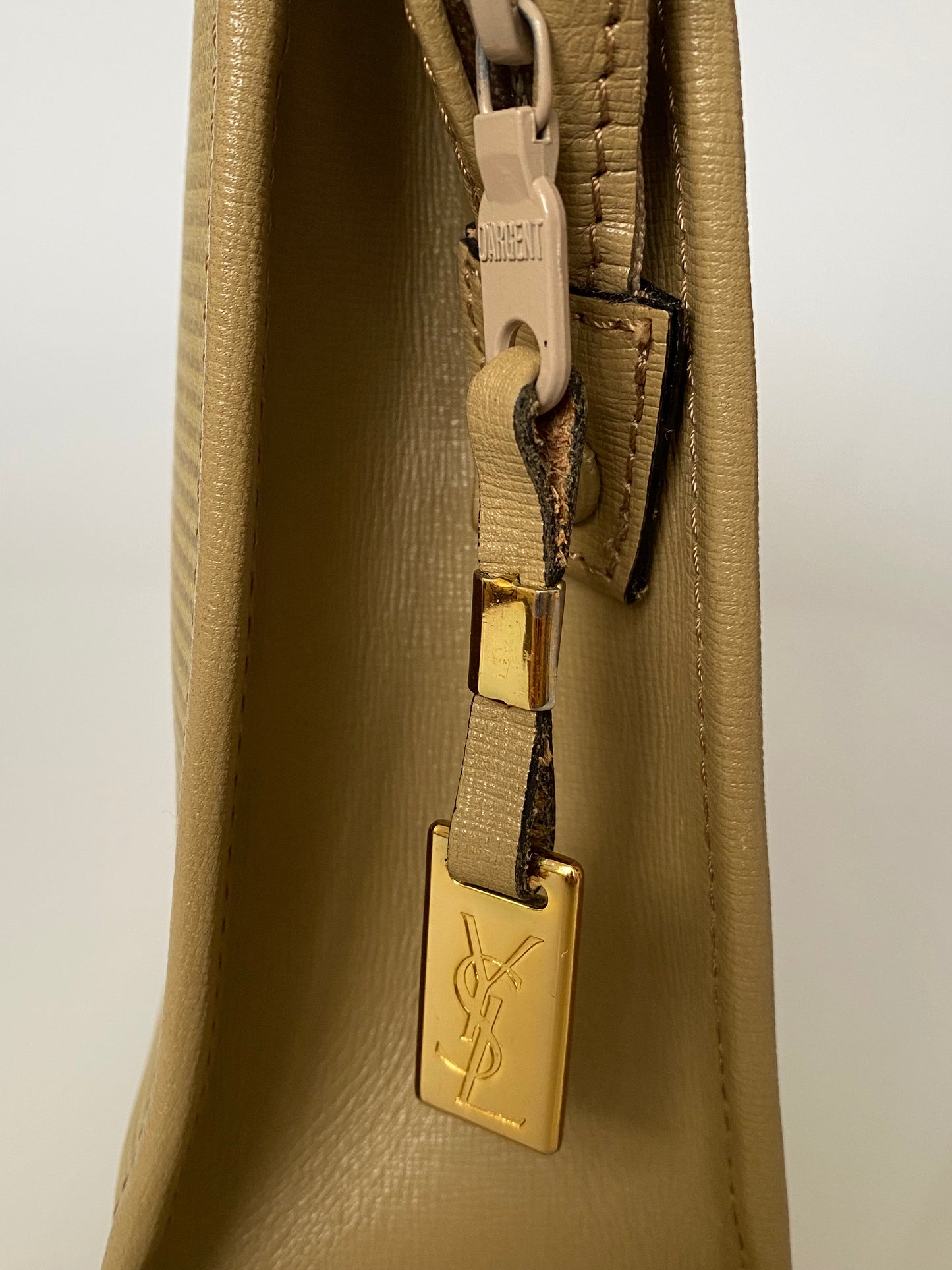 Yves Saint Laurent vintage YSL logo unisex pouch