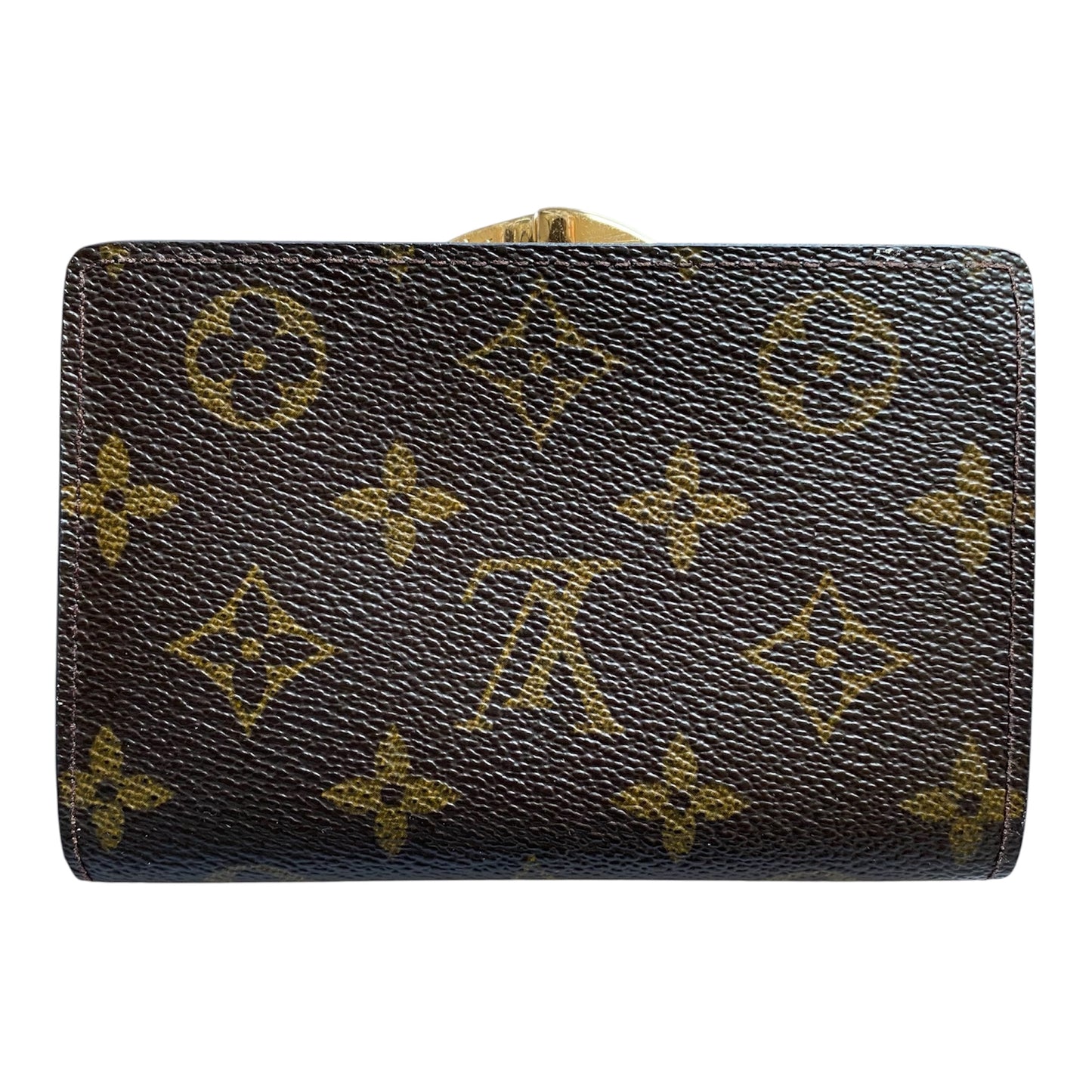 Louis Vuitton monogram kiss lock wallet MI0979 Authentic with COA