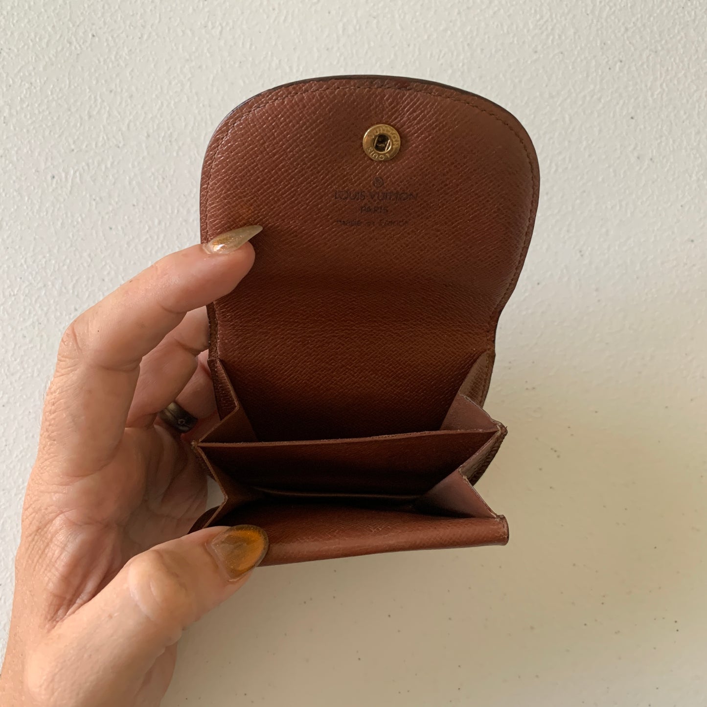 Louis Vuitton monogram coin pouch CT0936 authentic with COA