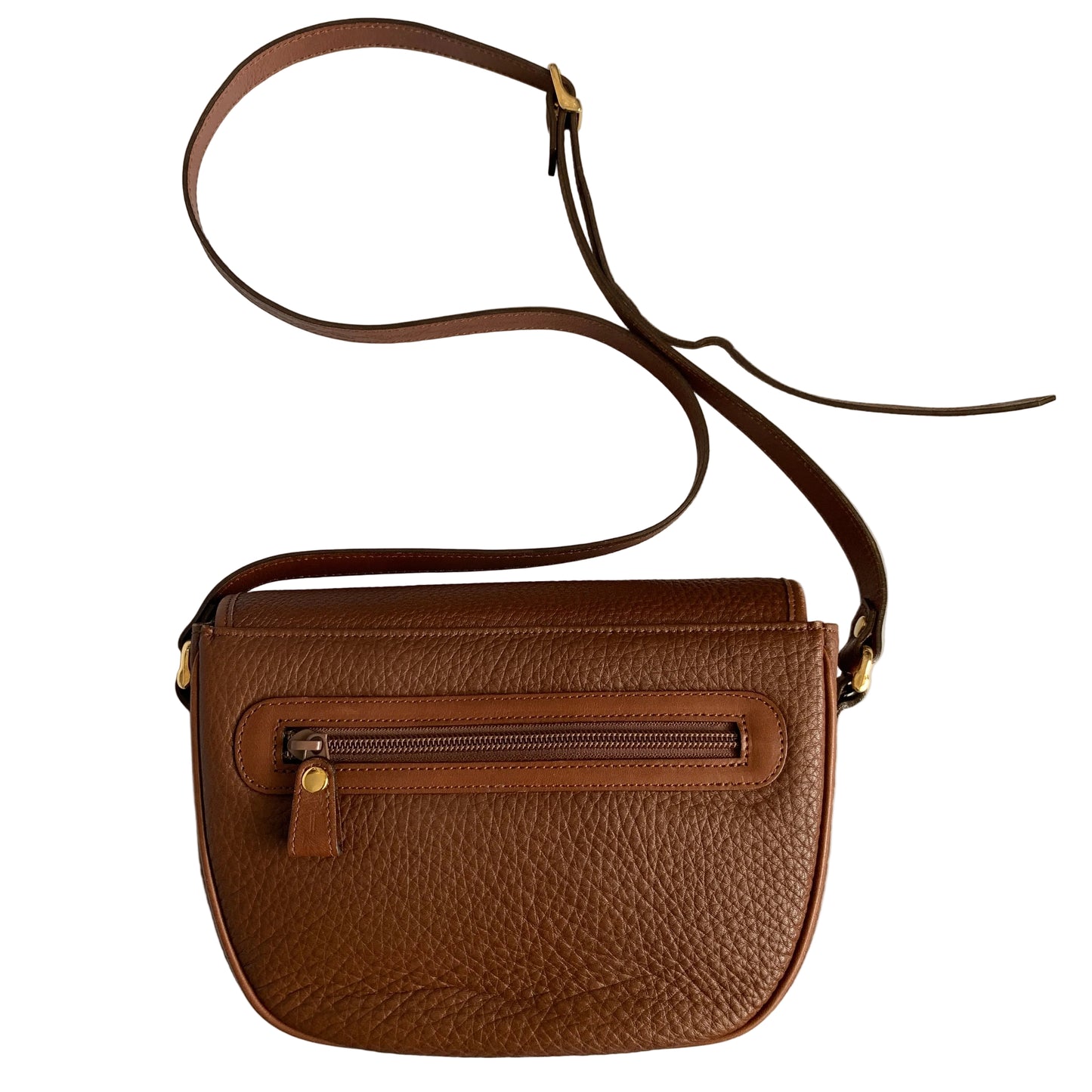 Burberry vintage brown leather crossbody bag Authentic with COA