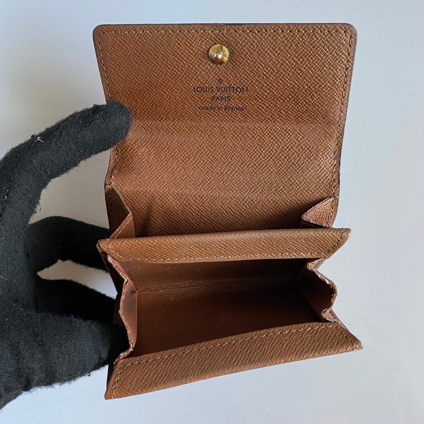Louis Vuitton monogram card holder wallet RA4029 Authentic with coa