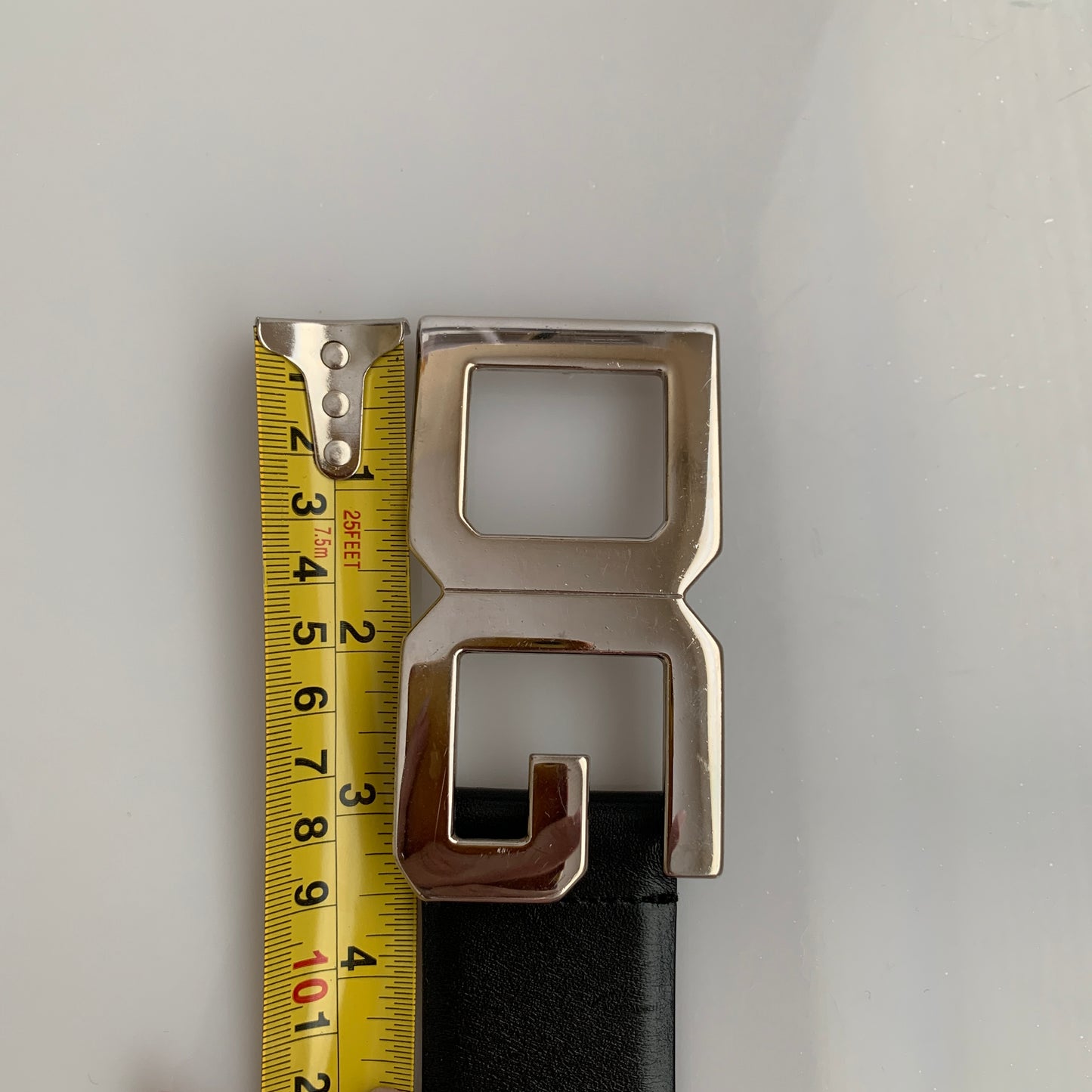 Dolce & Gabbana unisex black leather belt 90cm 36 inch Authentic with COA