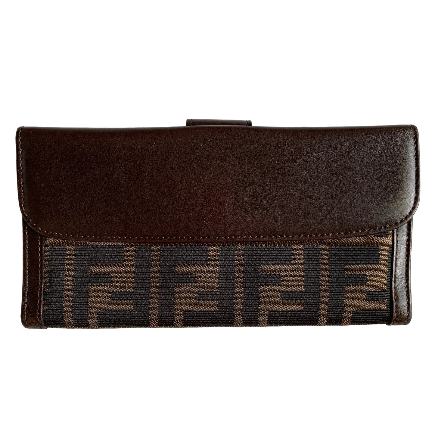 Fendi FF monogram long wallet authentic with COA 7.3x4
