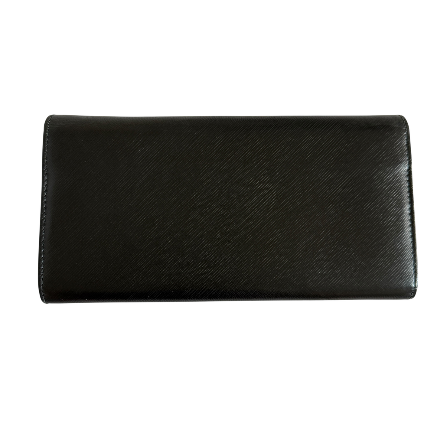 Salvatore Ferragamo vara bow black leather long wallet authentic with COA