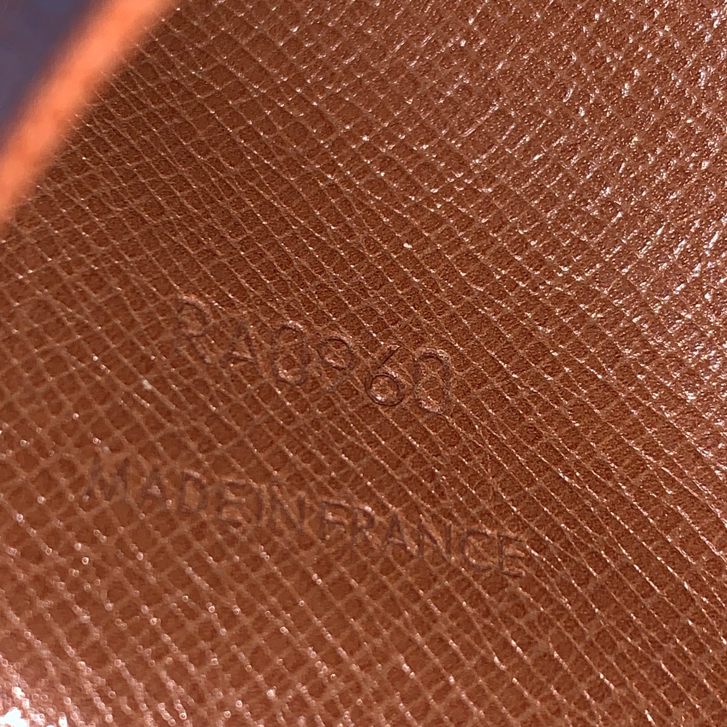 Louis Vuitton brown monogram RA0960 card holder authentic with COA
