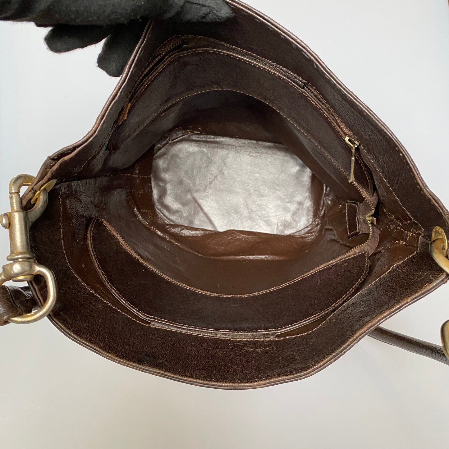 Fendi vintage zucca monogram shoulder bag Authentic with COA 13x11.5x5.5