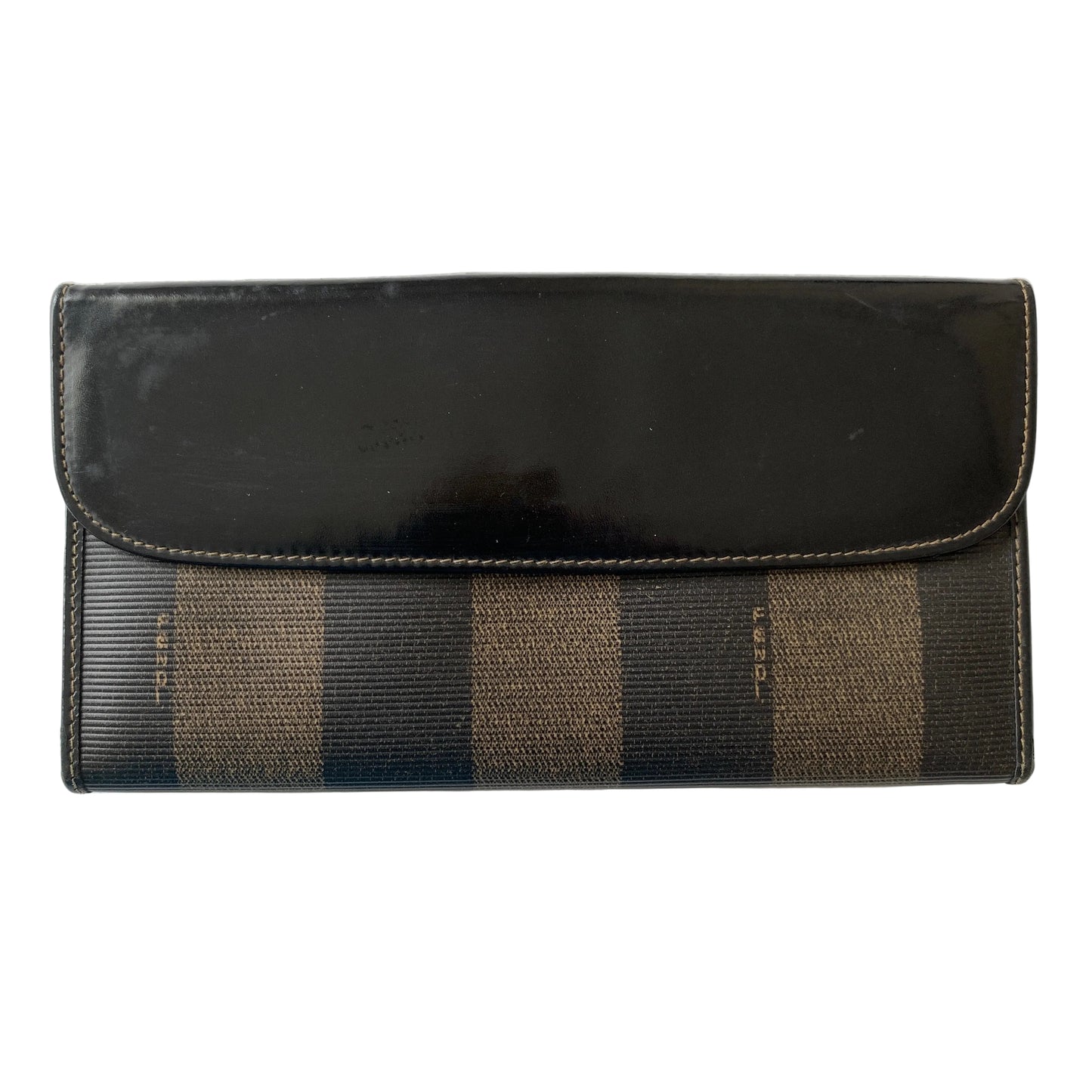 Fend vintage pequin long wallet Authentic with COA