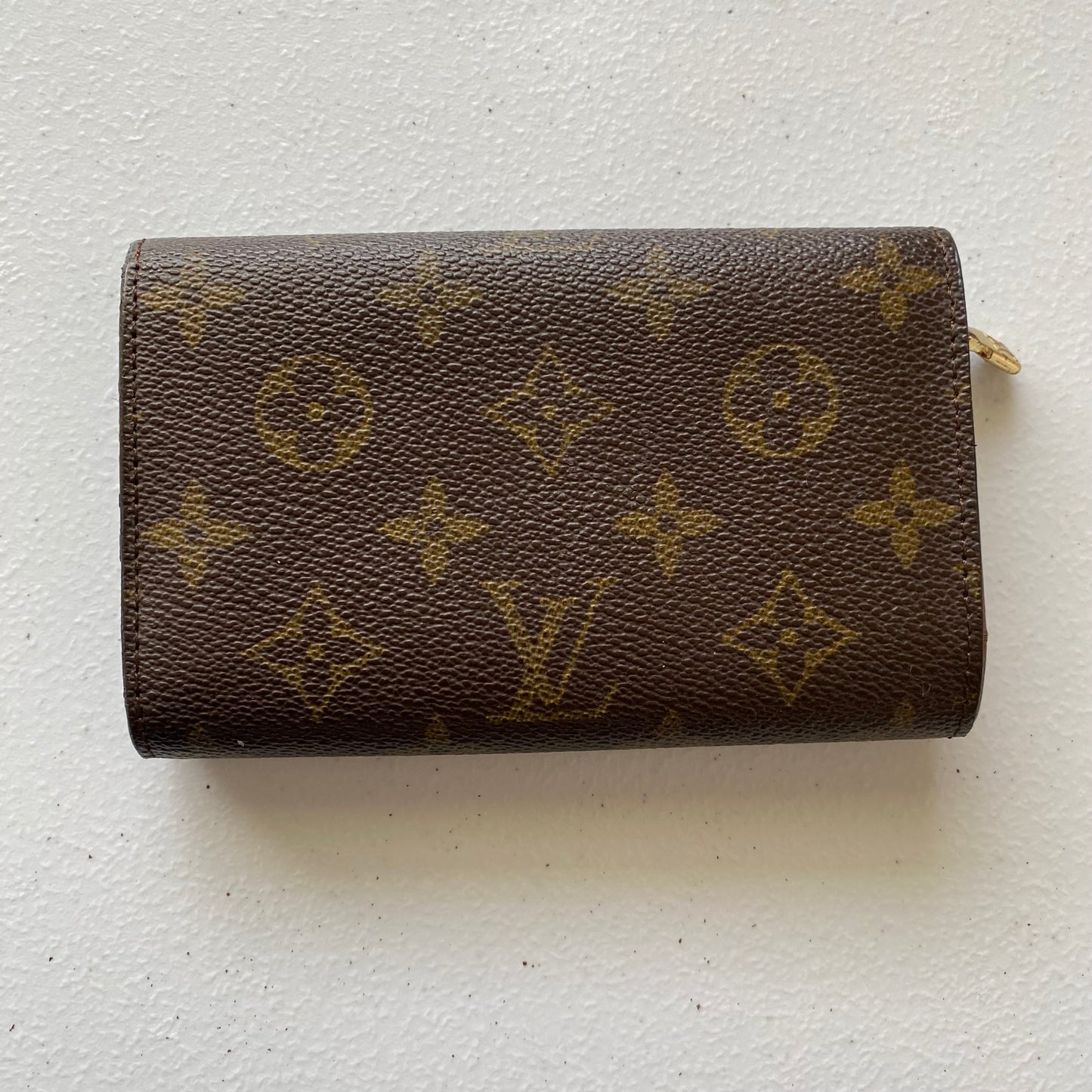 Louis Vuitton brown monogram wallet MI0926 Authentic with coa