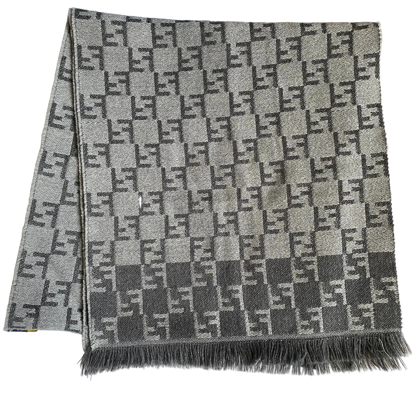 Fendi FF monogram long scarf Authentic with COA 63 inch length 14.5 inch width
