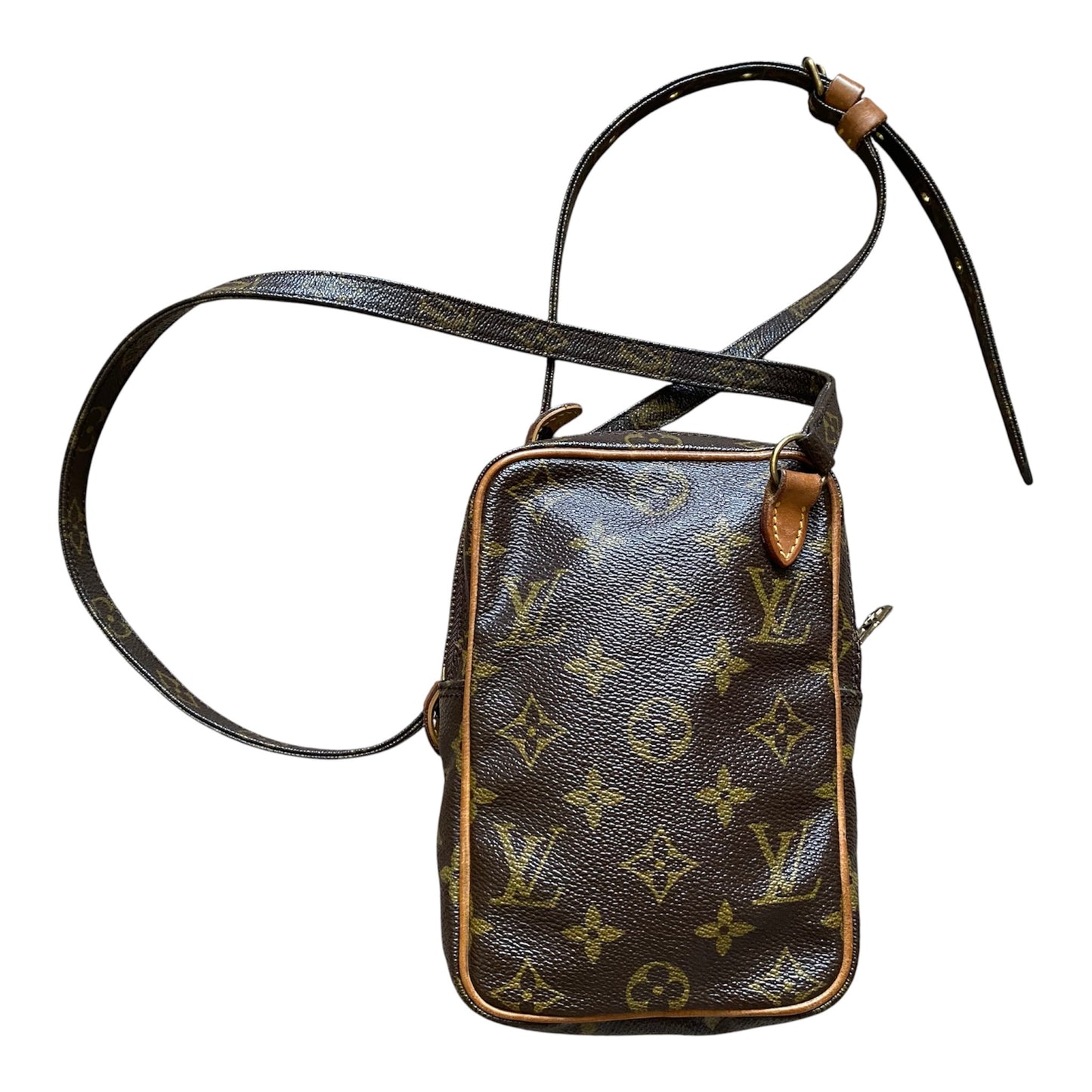 Louis Vuitton monogram mini Amazon crossbody bag 873TH Authentic with coa
