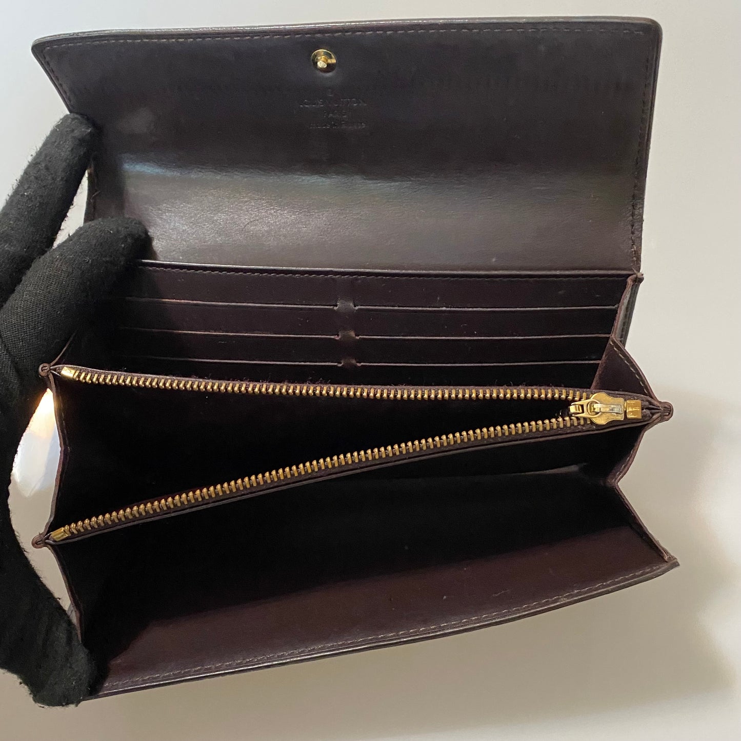 Louis Vuitton vernis monogram long wallet TH2017 Authentic with coa