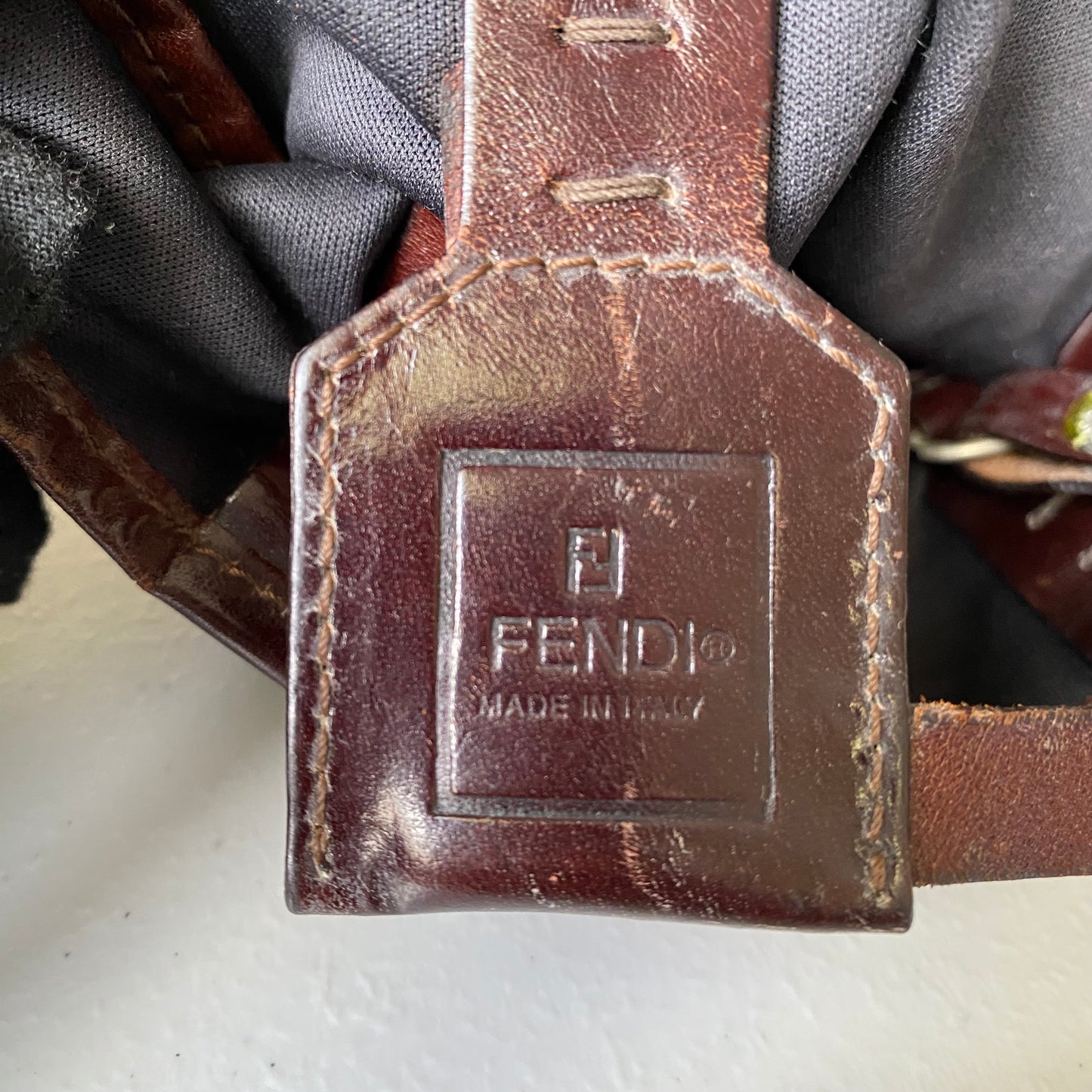 Fendi zucca monogram tote bag Authentic with COA 8.8x10