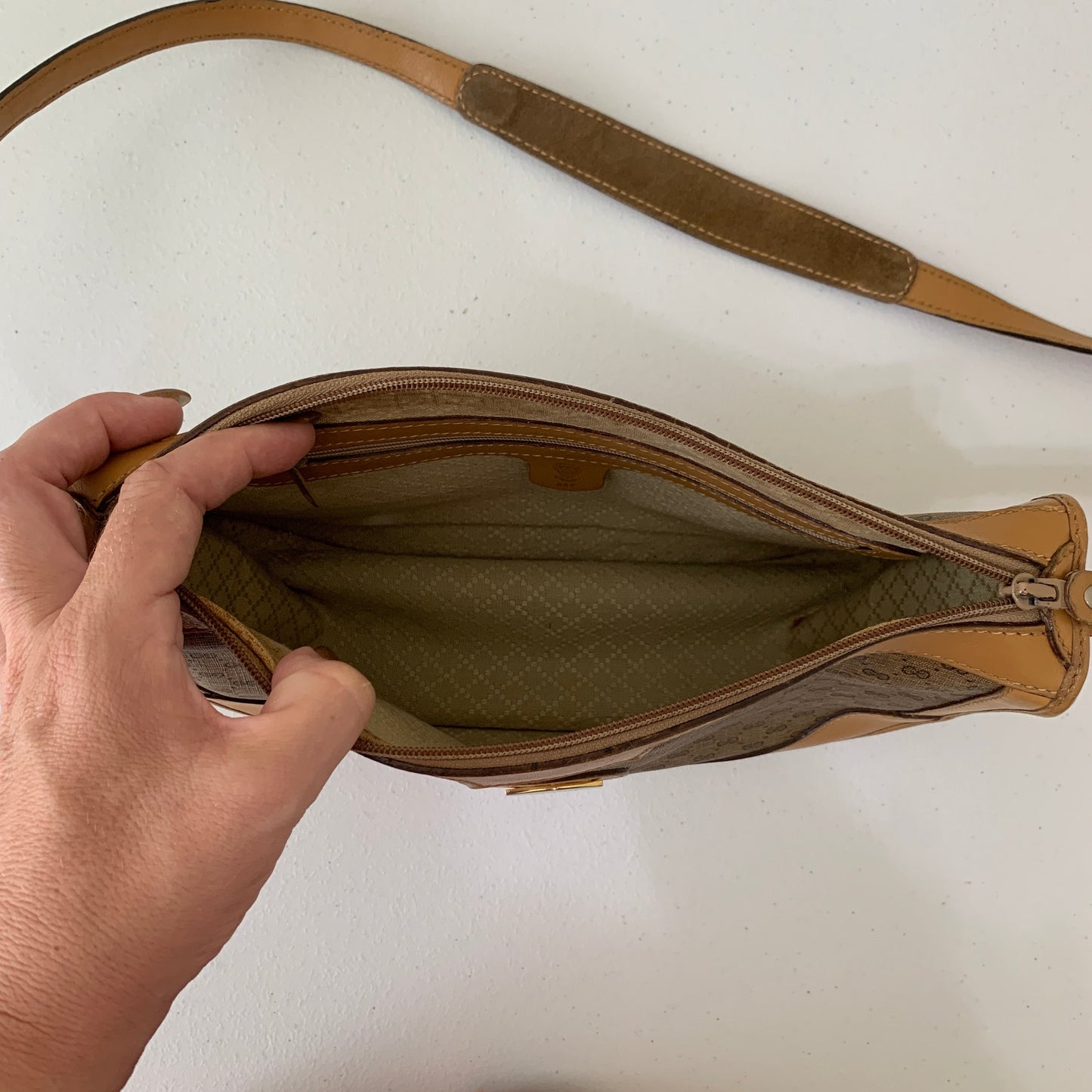 Gucci vintage micro GG shoulder bag authentic with COA