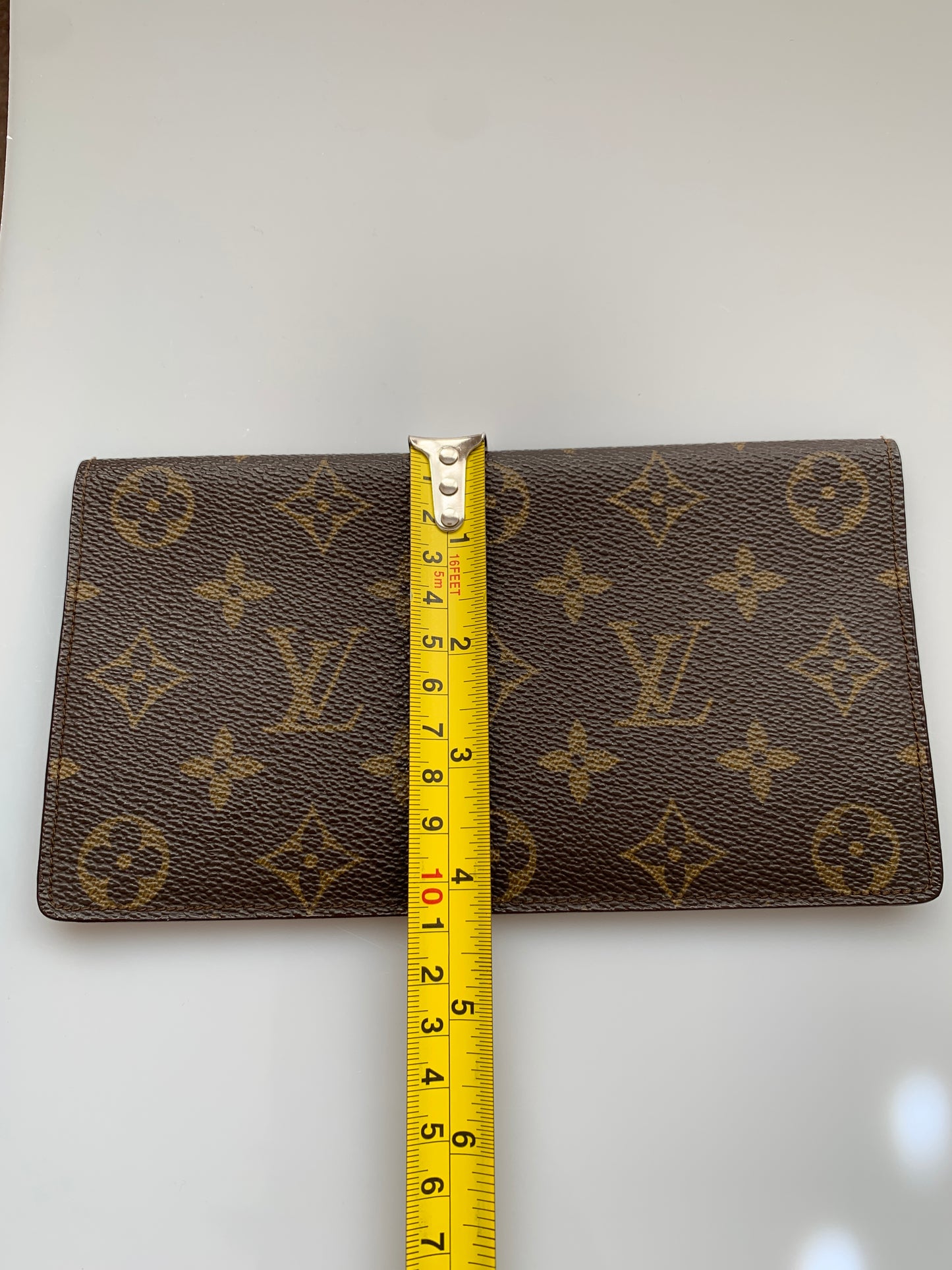 Louis Vuitton long wallet card holder unisex 872ET authentic with COA