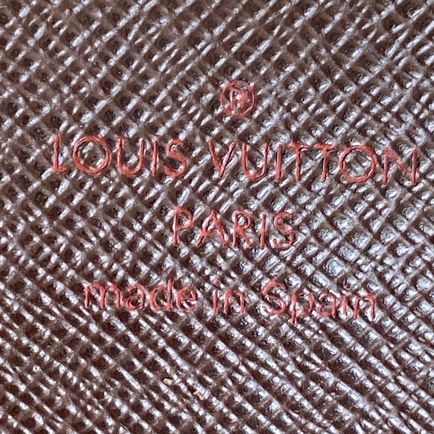 Louis Vuitton damier brown long wallet CA0056 authentic with coa