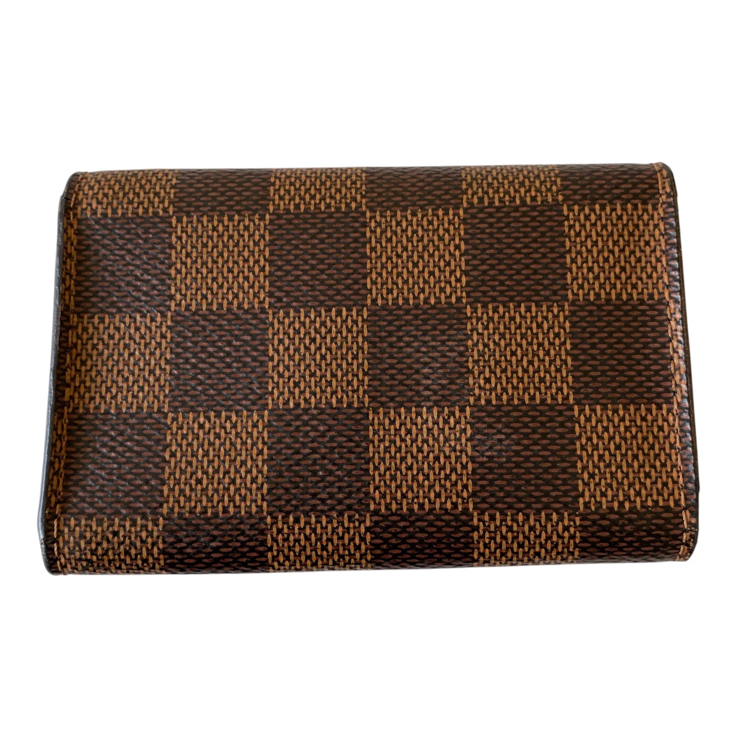 Luis Vuitton damier ebene key case TJ2198 Authentic with COA
