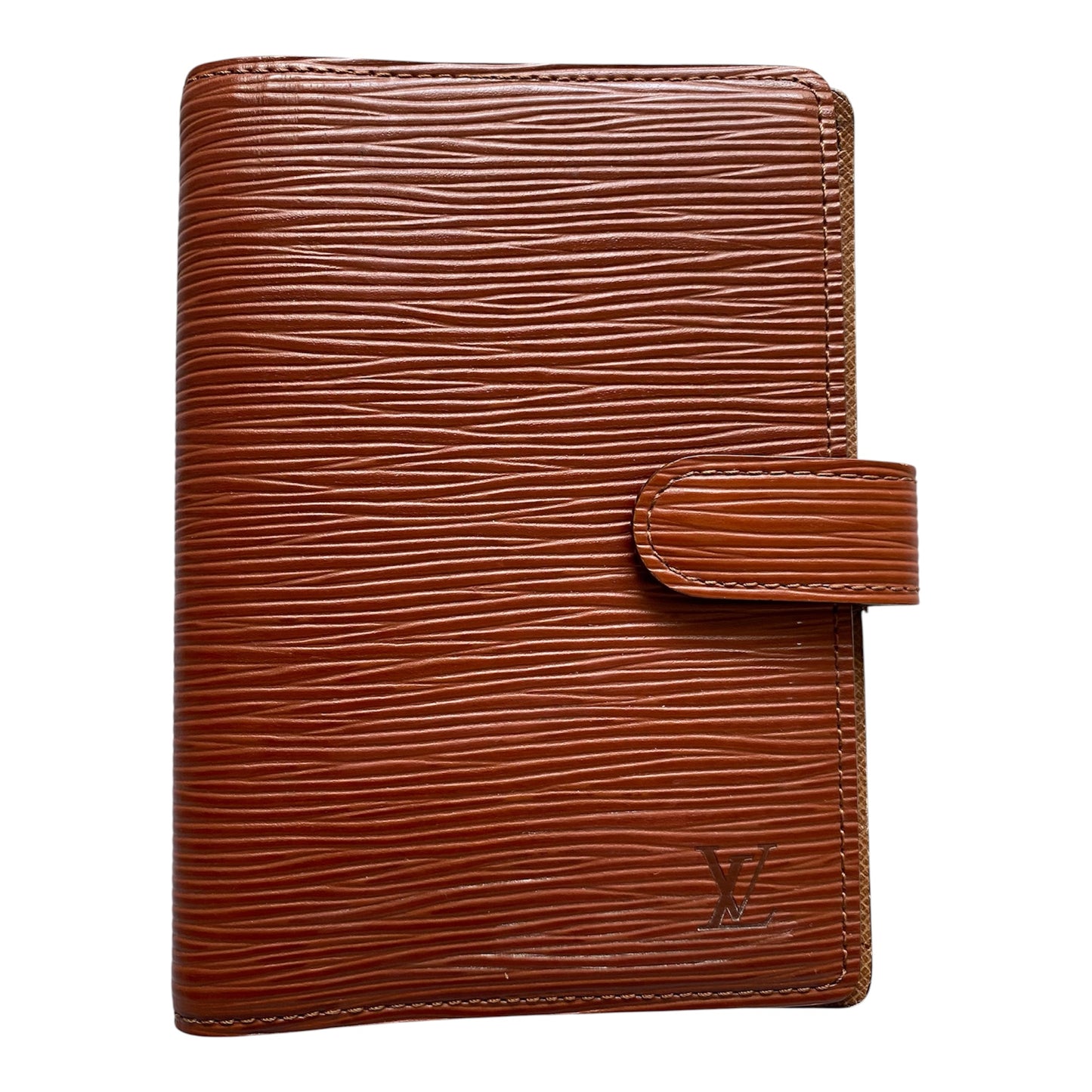 Louis Vuitton brown Epi leather agenda PM CA0967 authentic with COA