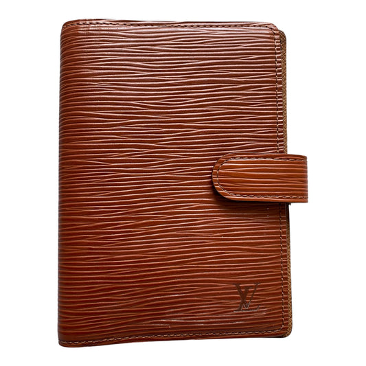 Louis Vuitton brown Epi leather agenda PM CA0967 authentic with COA