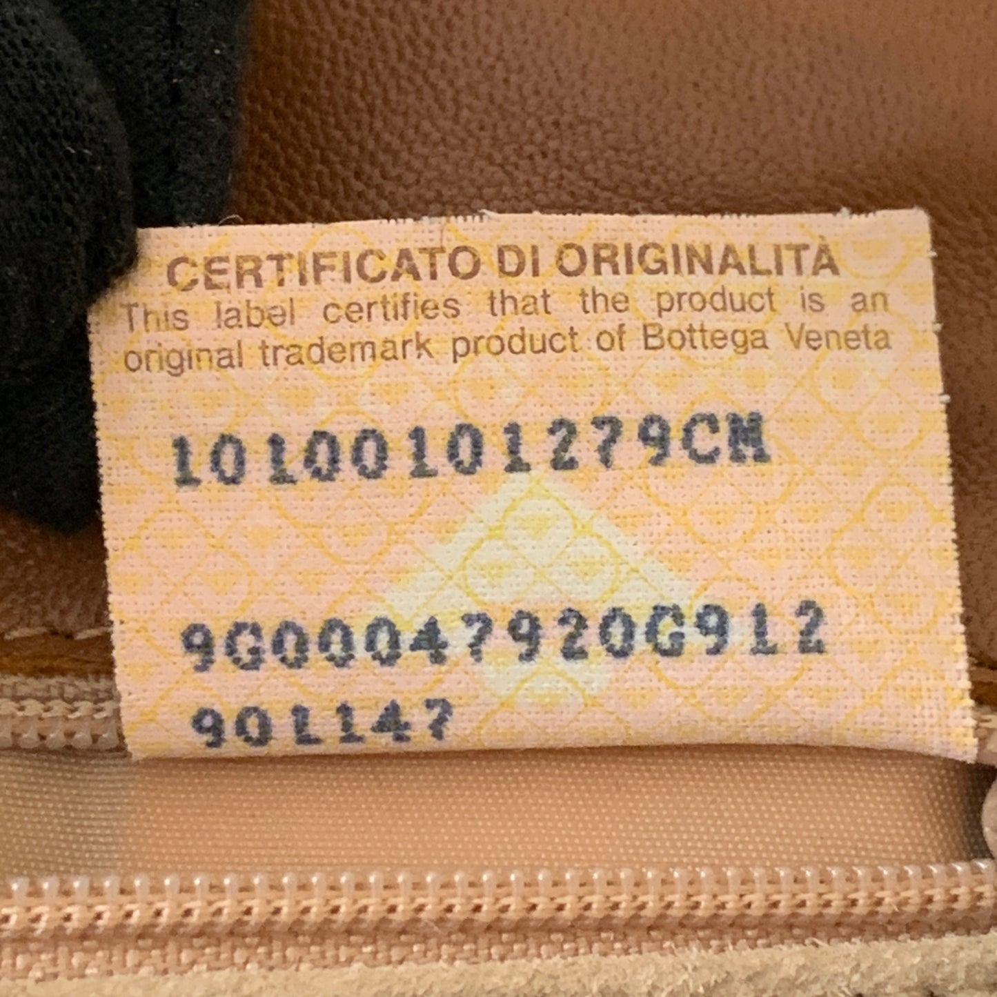 Bottega veneta brown intrecciato leather shoulder bag authentic with COA