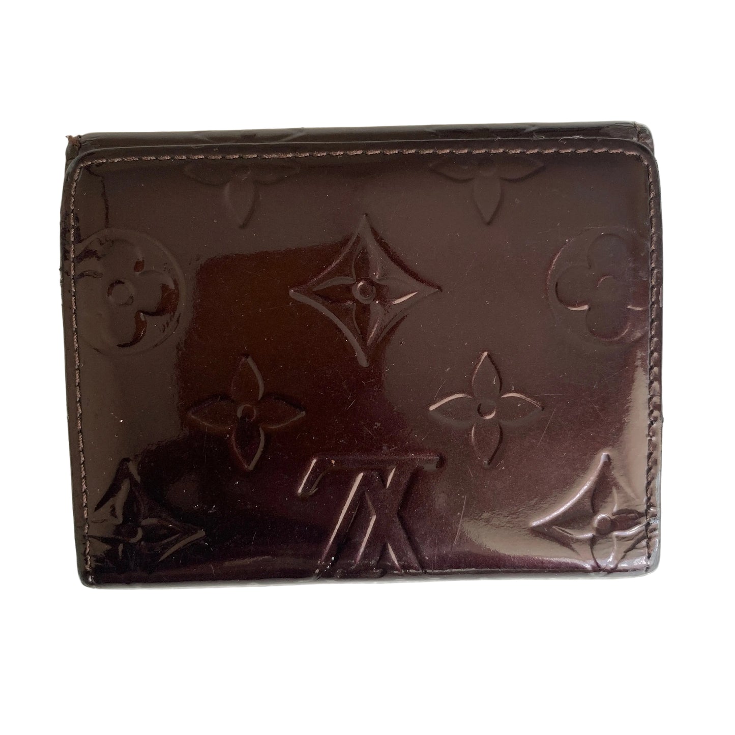 Louis Vuitton monogram Vernis card holder BJ3001 Authentic with COA