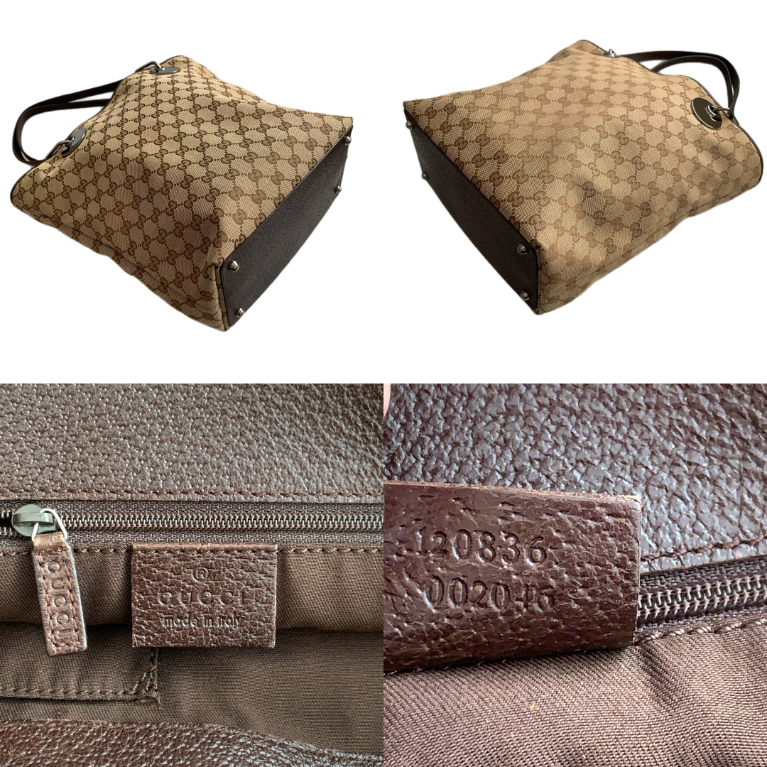 Gucci monogram tote bag authentic with COA and dust bag