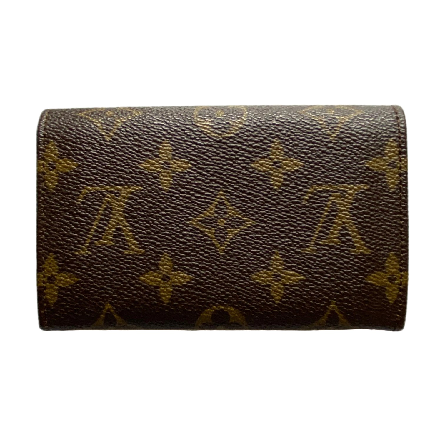 Louis Vuitton monogram compact wallet 874RA Authentic with COA 5.1x3.3