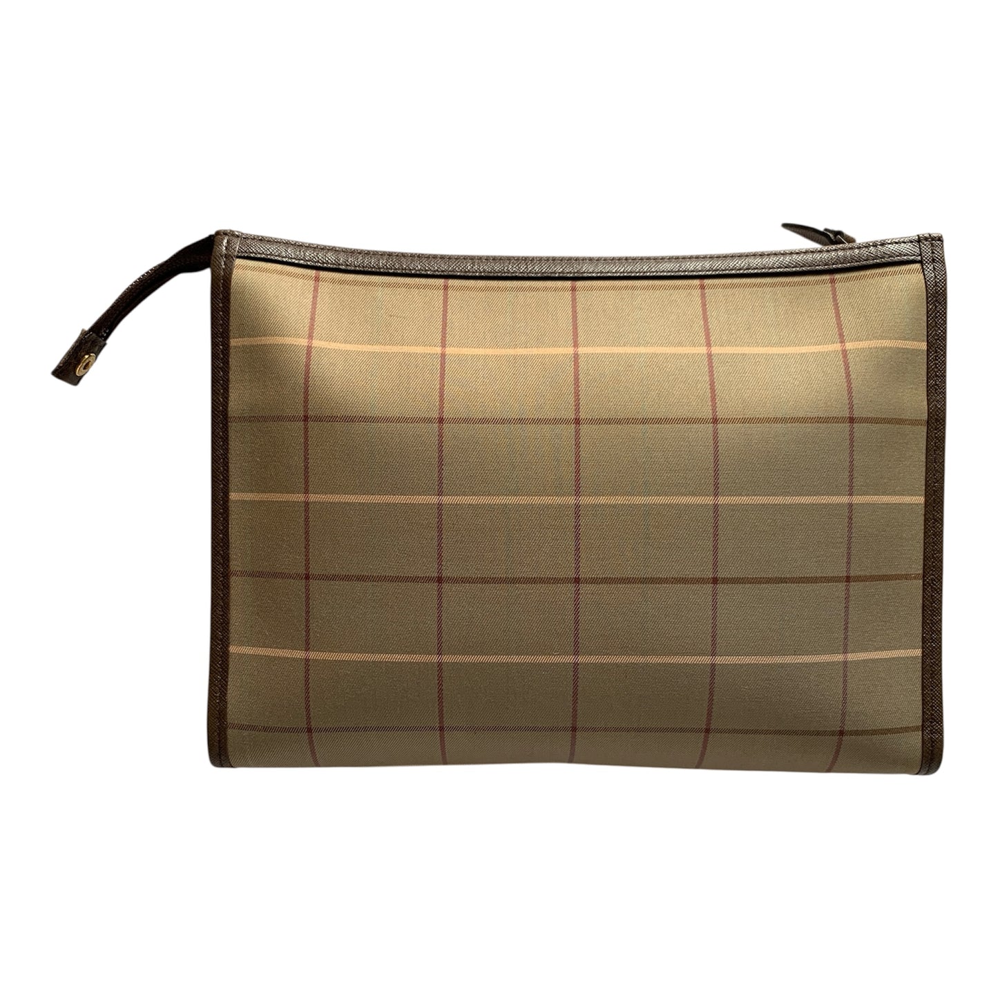 Burberry vintage check clutch bag Authentic with COA 10.5x8x2