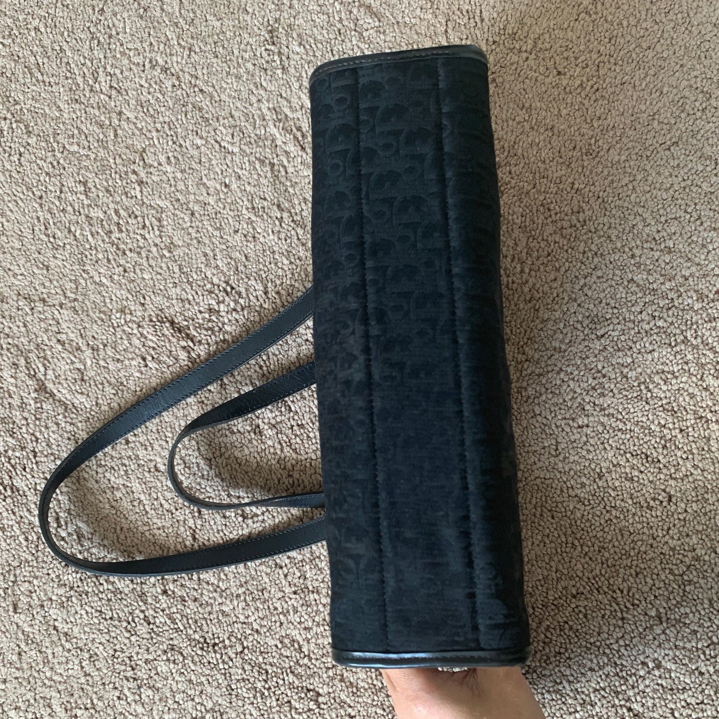 Christian Dior Trotter black canvas bag