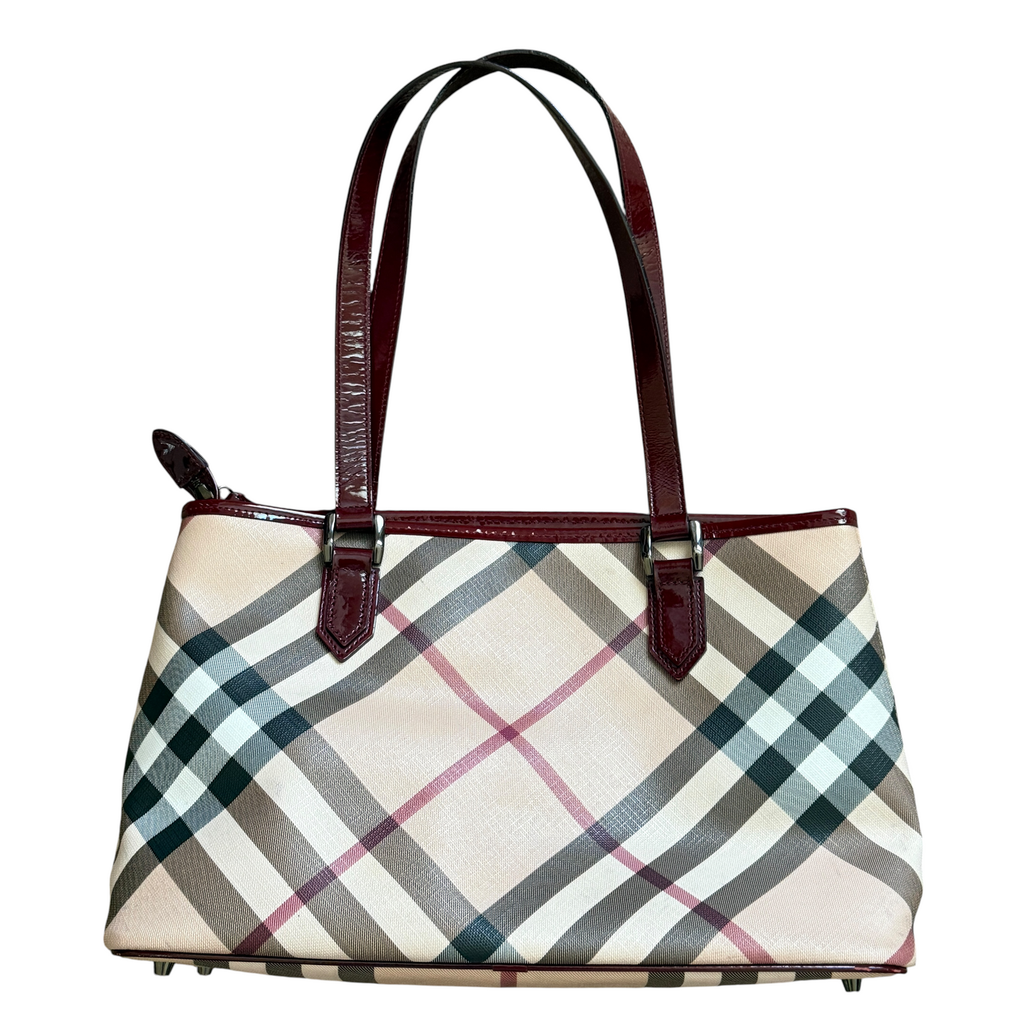 Burberry nova check tote bag authentic with COA